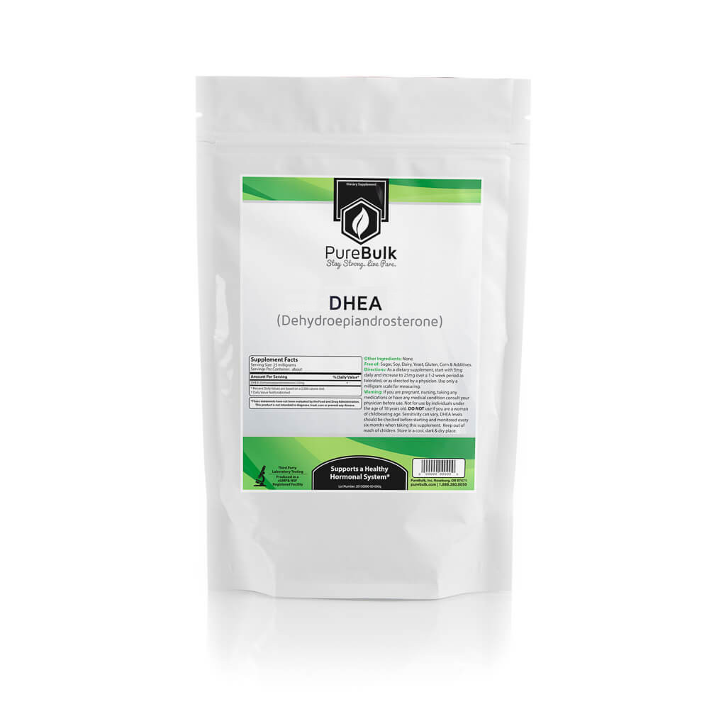 Buy DHEA Supplement Pure Dehydroepiandrosterone Powder Bulk cGMP
