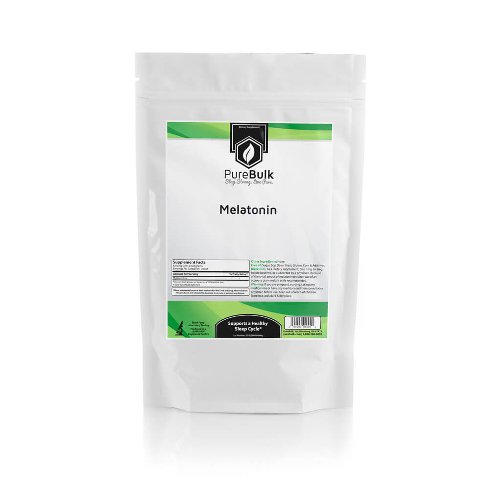 Melatonin Powder - Pure Bulk Vitamins and Supplements