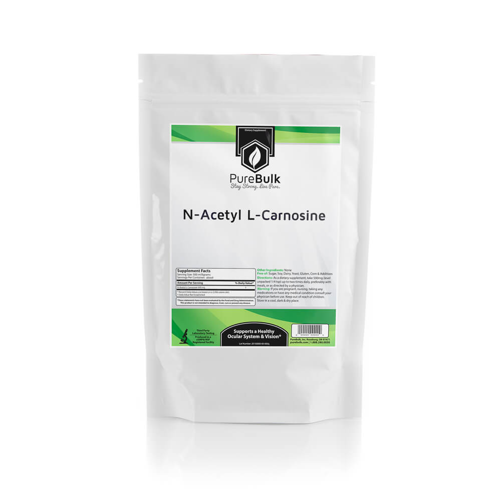 N Acetyl L Carnosine Pure Bulk Supplements