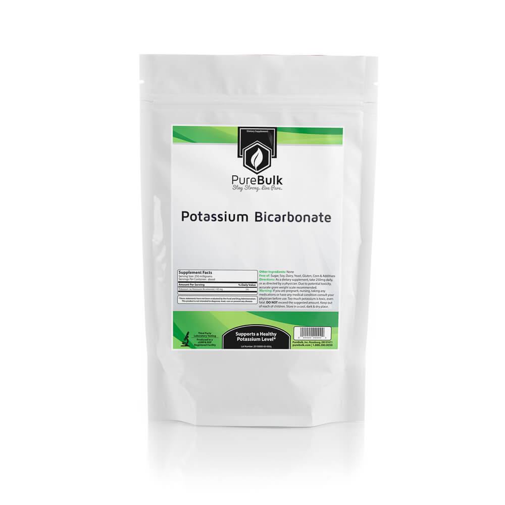 Potassium Bicarbonate Pure Bulk Vitamins & Supplements